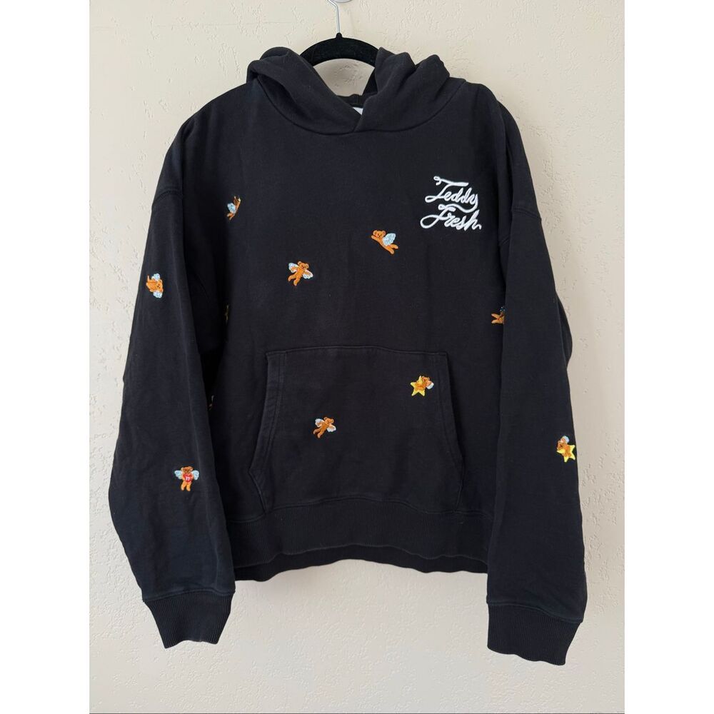 Teddy Fresh Embroidered Angel Bears Hoodie
